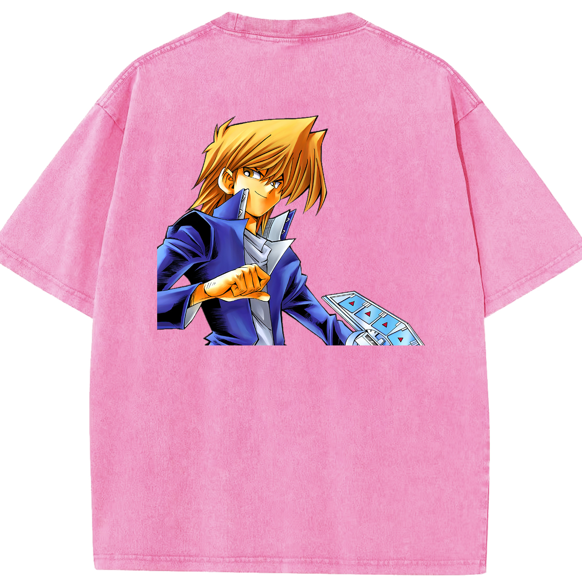 （画像用） 遊☆戯☆王 Yu-Gi-Oh! 綿100% ヴィンテージ風 半袖Tシャツ（背面プリント）